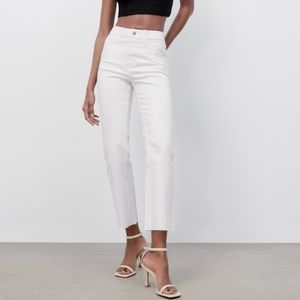 NWT Zara High Rise Mini Flare Jeans